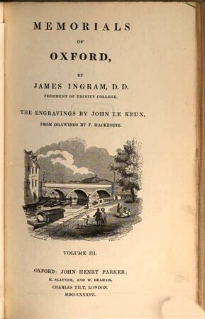 Memorials of Oxford, 3