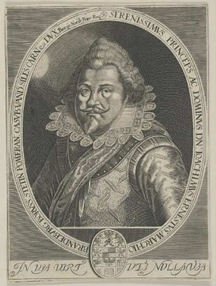 Bildnis des Ioachimvs Ernestvs Brandebvrg.
