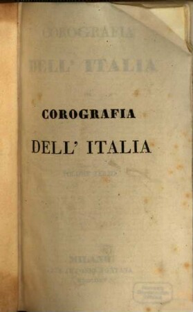 Corografia dell'Italia. 3