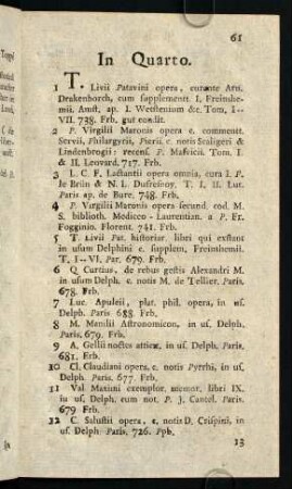 61-164, In Quarto