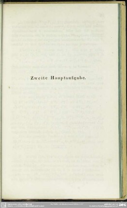 Zweite Hauptaufgabe