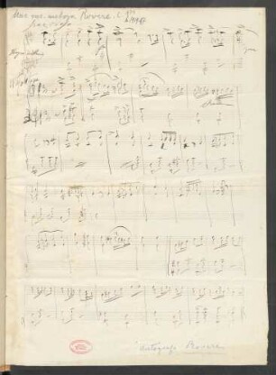 Instrumentalstücke. Skizzen; pf