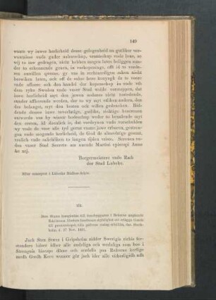 101. [Sten Stures kungörelse om Eskilstuna klosters landboars skyldighet att erlägga tionde, dat. Stockholm 27 Nov. 1491.]