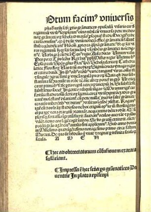 [N]Otum facim[us] vniuersis