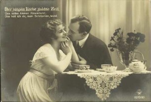 Der jungen Liebe goldne Zeit - Den süßen kleinen Rosenmund, [...]