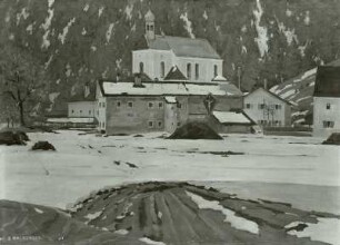 Landschaft mit Kirche