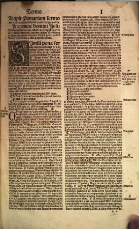 Pomerium sermonum de Sanctis per anni circulum tam hyemalium q[uam] Estiualium