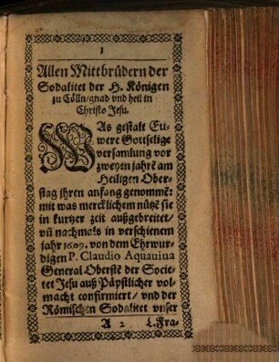 Handbüchlein der Bruderschafft unser lieben Frawen und H. drei Königen