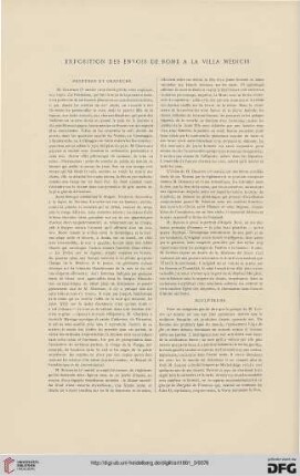 7: Exposition des envois de Rome à la Villa Médicis
