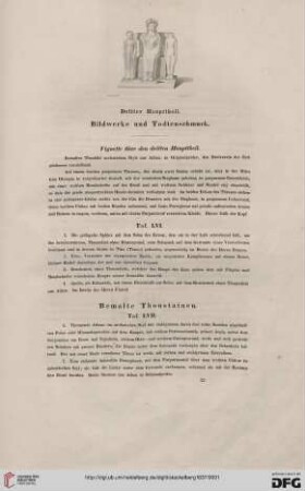 Dritter Haupttheil: Bildwerke und Todtenschmuck