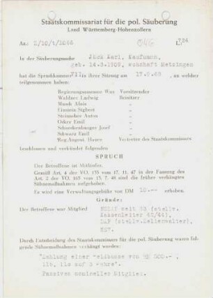 Jäck, Karl