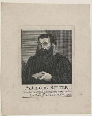 Bildnis des M. Georg Ritter