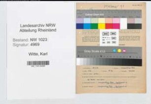 Entnazifizierung Karl Witte , geb. 25.01.1907 (Dachdecker)