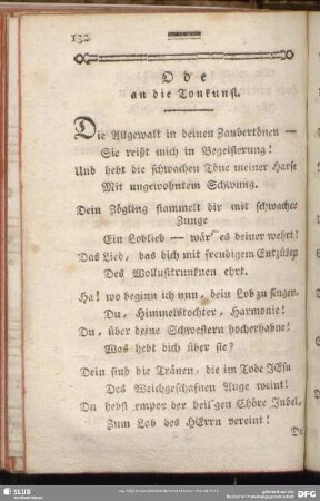 Ode an die Tonkunst