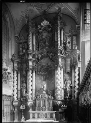 Offenburg Ehemaliges Franziskanerkloster Hochaltar (18. Jahrhundert)