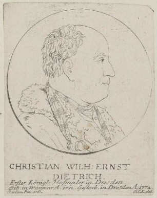 Bildnis des Christian Wilh. Ernst Dietrich