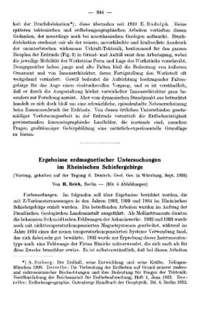 Ergebnisse erdmagnetischer Untersuchungen im Rheinischen Schiefergebirge