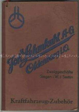 Katalog Nr. 207 über Auto- und Motorrad-Ersatzteile und Zubehör