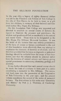 The Silliman Foundation