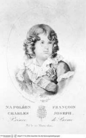 Napoléon François Joseph Charles Bonaparte als Kind - Napoléon François Charles Joseph. Prince de Parme