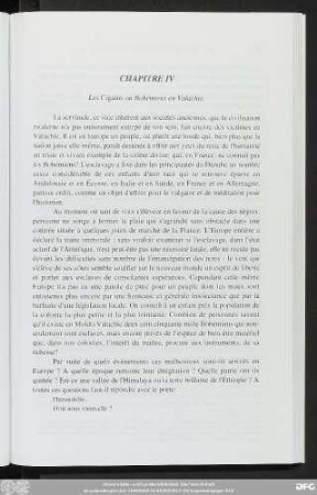 Chapitre IV Les Cigains ou Bohémiens en Valachie,