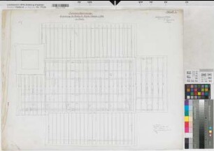 Soest (Soest) Hohnekirche (St. Maria zur Höhe) Blatt 1 Dacherneuerung, Balkenlage 1889 1 : 50 58 x 75 Nöthling, Regierungsbaumeister Staatshochbauamt Soest