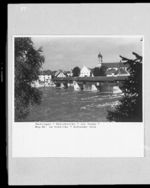Holzbrücke Bad Säckingen & Alte Rheinbrücke