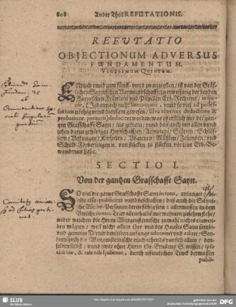 Refutatio Obiectionum Adversus Fundamentum Vigesimum Quintum