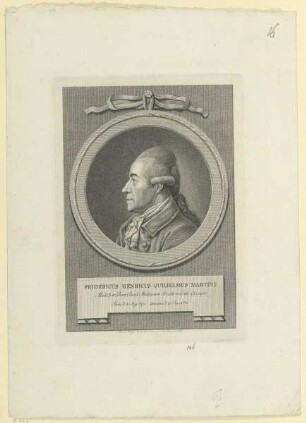 Bildnis des Fridericus Henricus Guiliemus Martini