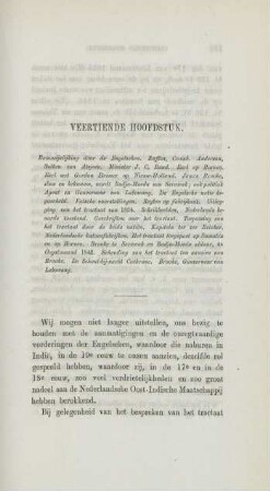Veertiende hoofdstuk. Bemoeijelijking door de Engelschen. Raffles, Coomb, Anderson, Sultan van Atsjeen ...