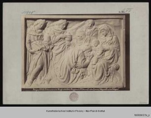 Hauptportal von San Petronio : Architravreliefs : Anbetung der Könige