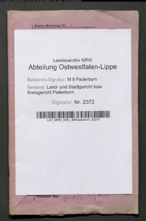Erblasser: Henkemeyer, Maria Catharina: