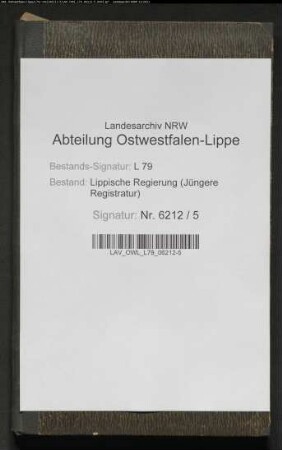 Vorstellungslisten des Aushebungsbezirks Lemgo, Band 2