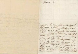 Tommaso Emaldi an Karoline Luise von Baden (Rom)