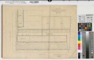 Münster (Münster) Habichtshöhe Bebauung und Bepflanzung des Baublocks an der Weseler Straße 1927 1 : 200 Zeichnung Westfälische Heimstätte Wohnungsgesellschaft Münsterland