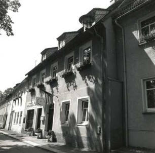 Oederan, Chemnitzer Straße 40. Wohnhaus mit Laden (1793). Straßenansicht