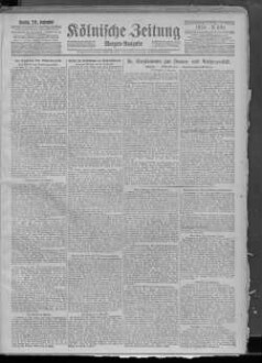 Kölnische Zeitung. 1803-1945