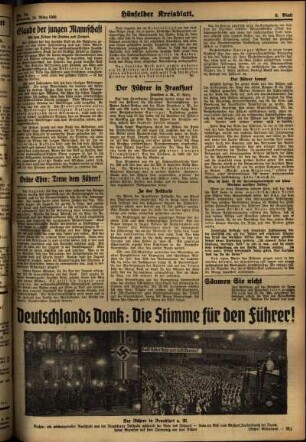 Zweite Ausgabe vom Mittwoch, den 18. März 1936.