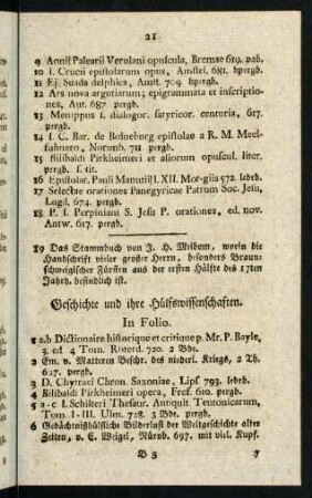 Geschichte und ihre Hilfswissenschaften