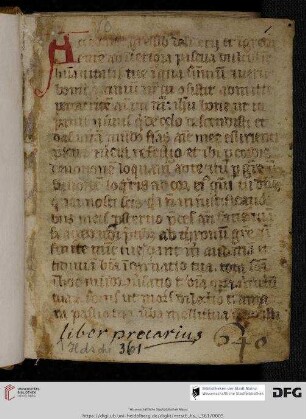 Liber precum (69r Letania de BMV)
