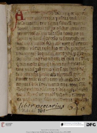 Liber precum (69r Letania de BMV)