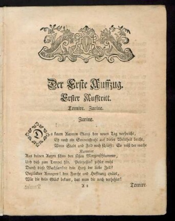 Der Erste Auffzug