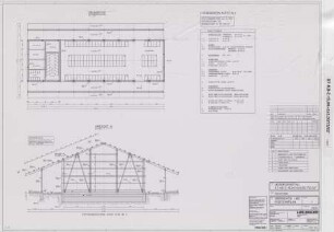 Liegeboxenstall ST-KB-Z-15.00+2x3,50/75/22° (Übersichts und Positionsplan / Plan 1)