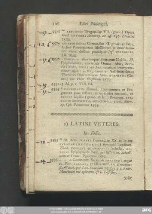 2) Latini Veteres.