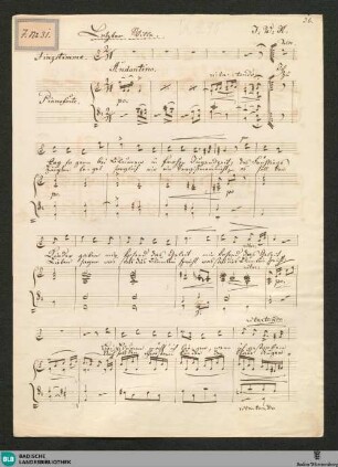 Letzter Wille - JWK Mus.Ms. 290 s : V, pf; a; StrK WoO 9.03/13