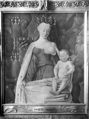 Diptychon des Étienne Chevalier — Madonna mit Kind