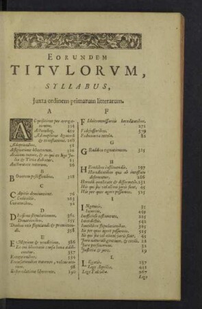 Eorundem titulorum