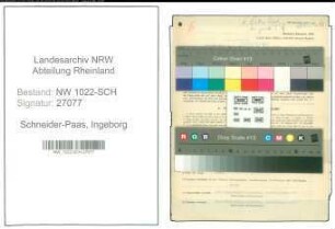 Entnazifizierung Ingeborg Schneider-Paas , geb. 10.10.1918 (Sekretaerin)