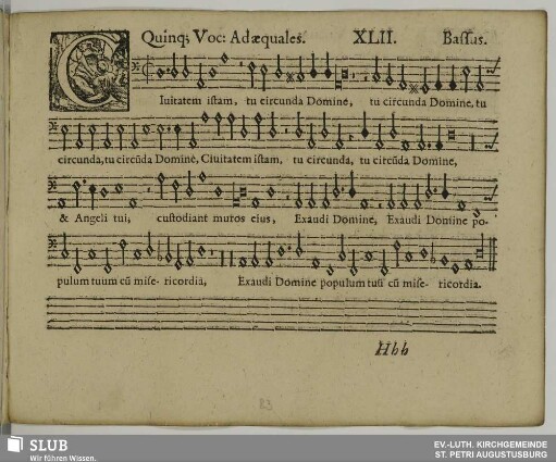 XLII. Civitatem istam tu circumda Domine
