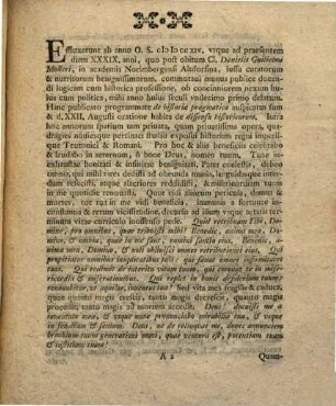 Io. David Koelervs Hist. P. P. O. Pralectionem Qvinqvagesimam Historiae Pragmaticae Regni Imperiiqve Romano-Tevtonici Et Hanc Qvidem Per Hoc Semestre Spativm Hibernvm Ab Hora VIII Pvblice Habendam Indicit : Praemissa Historia Coarctata Archicancellariatvs S. R. I. Per Italiam Post Interregnvm Magnvm Germaniae Continvati Vsqve Ad Imp. Carolvm V. Atqve Ex Avthenticis Docvmentis Hactenvs Ineditis Comprobata